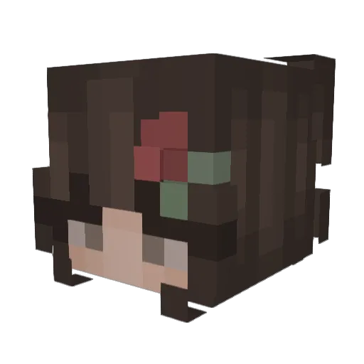 Elia6178 Minecraft avatar head, 3D render