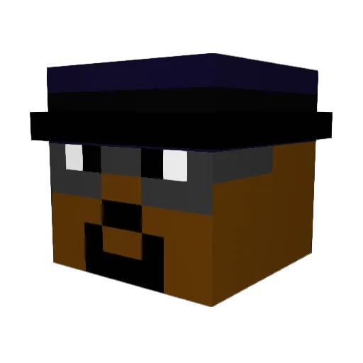 EliaOlae123 Minecraft avatar head, 3D render