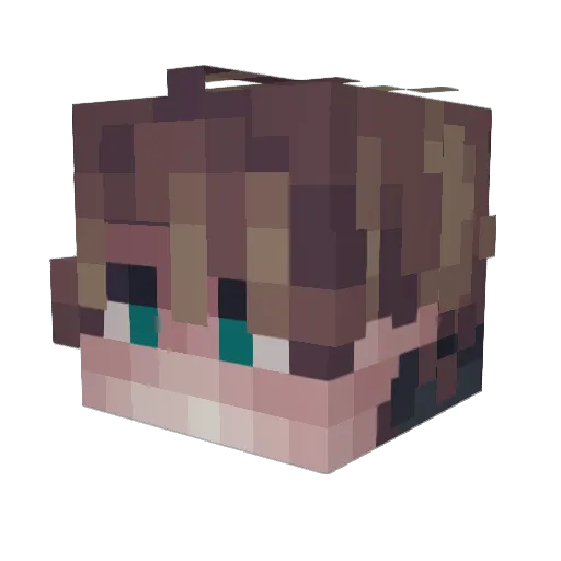 EliaZ842 Minecraft avatar head, 3D render