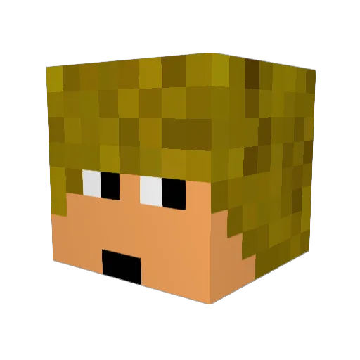 Eliahbp Minecraft avatar head, 3D render