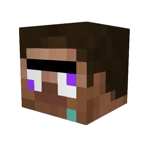 Elias0411 Minecraft avatar head, 3D render