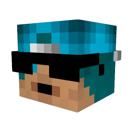 Elias091010 Minecraft avatar head, 3D render
