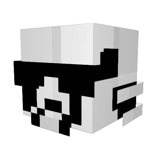 Elias10 Minecraft avatar head, 3D render