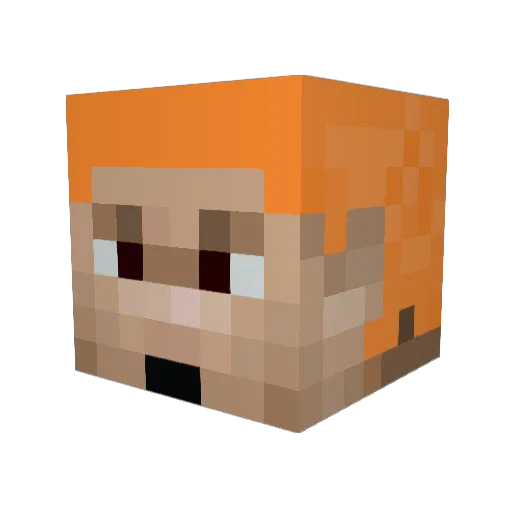 Elias1281 Minecraft avatar head, 3D render