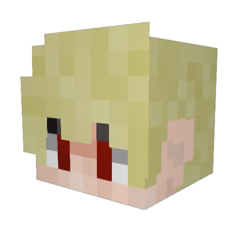 Elias200401 Minecraft avatar head, 3D render