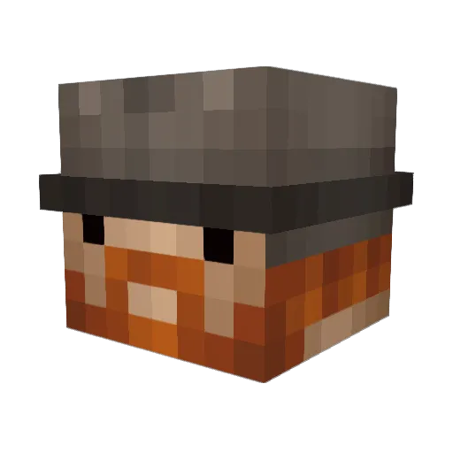 Elias2140 Minecraft avatar head, 3D render