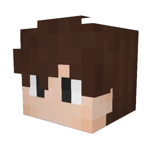 EliasEG2004 Minecraft avatar head, 3D render