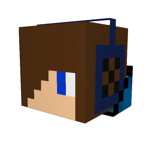 EliasGamer56 Minecraft avatar head, 3D render