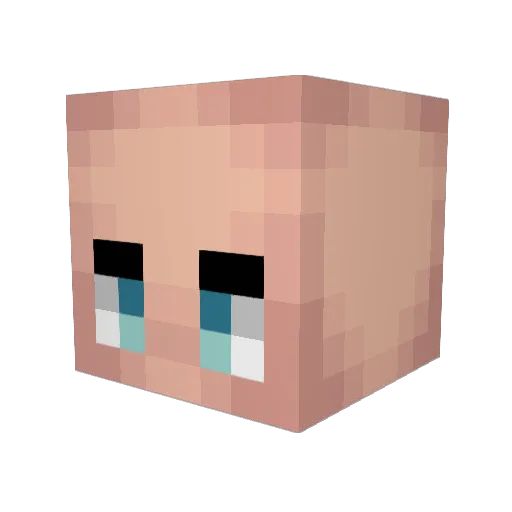 EliasHanArTrogen Minecraft avatar head, 3D render