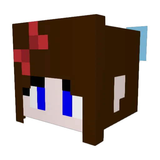 EliasLundin Minecraft avatar head, 3D render