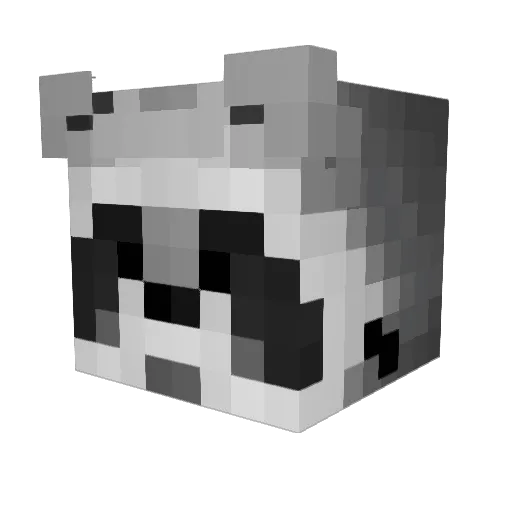 EliasMX Minecraft avatar head, 3D render