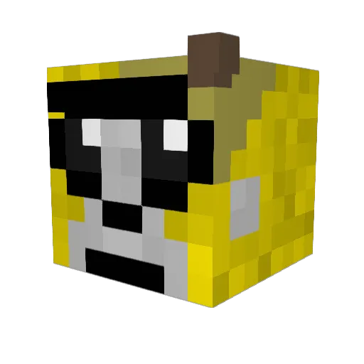 EliasPvp Minecraft avatar head, 3D render