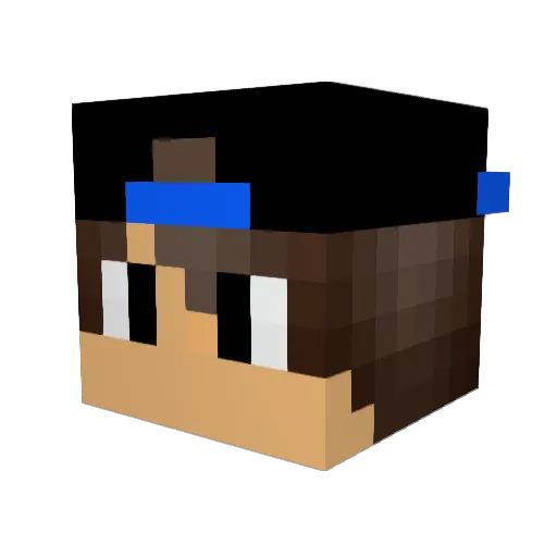 EliasVaro Minecraft avatar head, 3D render