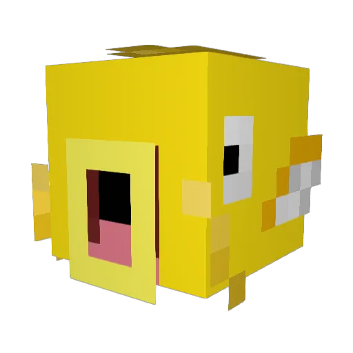 EliasX02 Minecraft avatar head, 3D render