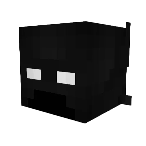 Eliasas Minecraft avatar head, 3D render