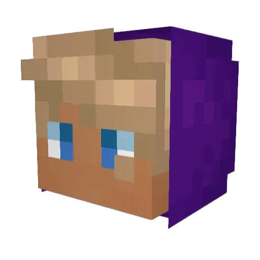 EliasogCarlo Minecraft avatar head, 3D render