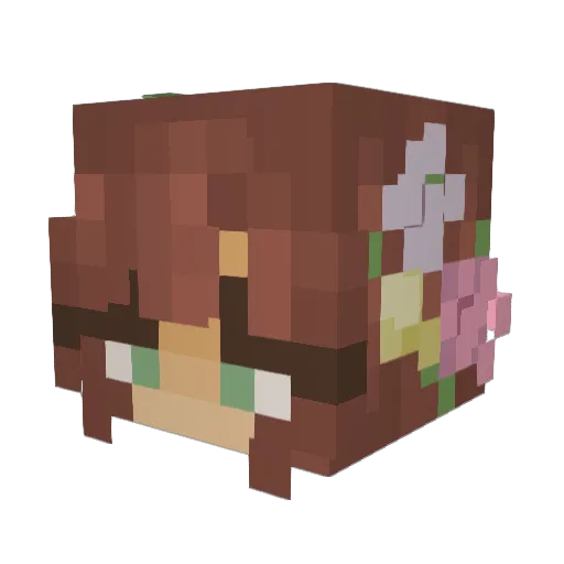 Eliason711 Minecraft avatar head, 3D render