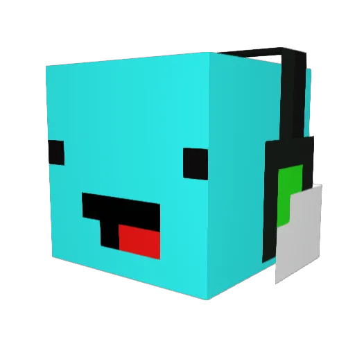 Elicks_Official1 Minecraft avatar head, 3D render
