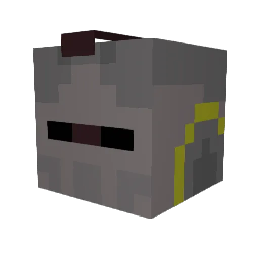 Elicon2211 Minecraft avatar head, 3D render