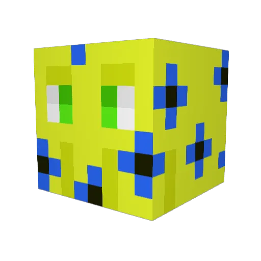 ElicorMac Minecraft avatar head, 3D render