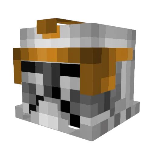 EliezLH Minecraft avatar head, 3D render