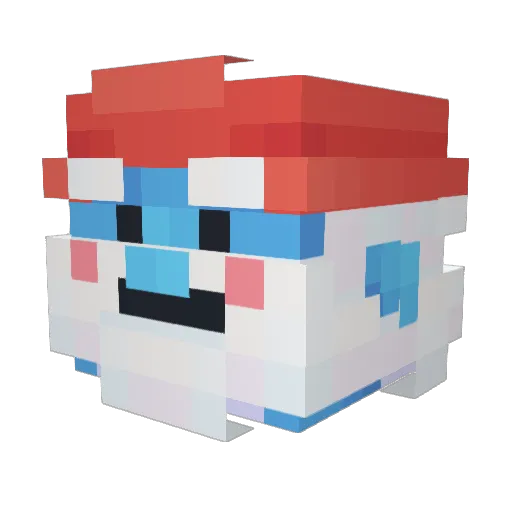 EligibleOrb Minecraft avatar head, 3D render