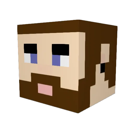 Eligos_JZ Minecraft avatar head, 3D render