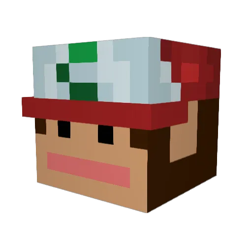 EliiaSsS_ Minecraft avatar head, 3D render