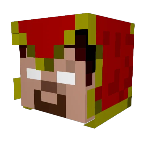 Elijah0234 Minecraft avatar head, 3D render