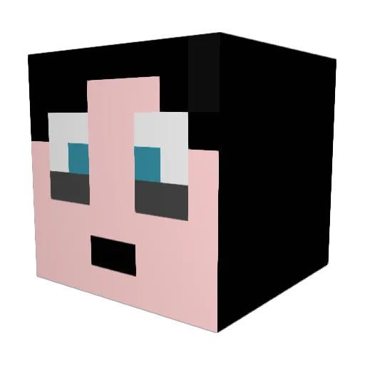 ElijahHassan Minecraft avatar head, 3D render
