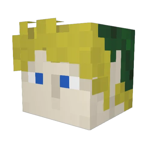 ElijahTimeLord Minecraft avatar head, 3D render