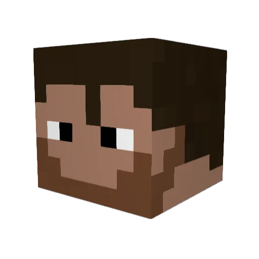 Elijah_Lydin Minecraft avatar head, 3D render