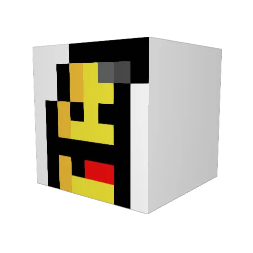 Elijah_gamesyt Minecraft avatar head, 3D render