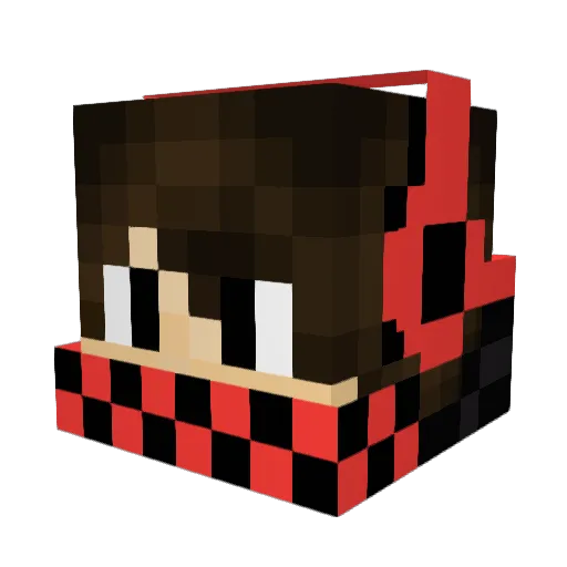Elijahvgamer Minecraft avatar head, 3D render