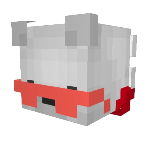 Elijano Minecraft avatar head, 3D render
