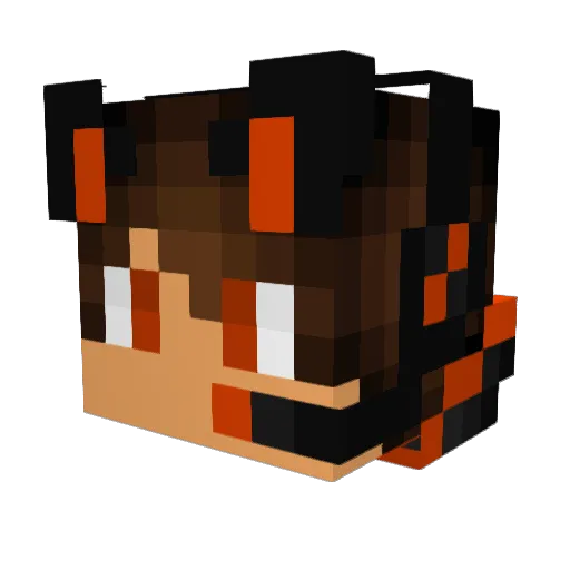 Elijo1410 Minecraft avatar head, 3D render