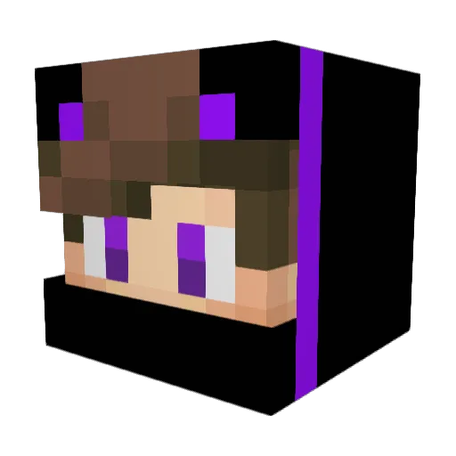 Elimax0603 Minecraft avatar head, 3D render