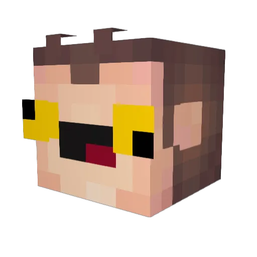 EliminateNi99a Minecraft avatar head, 3D render