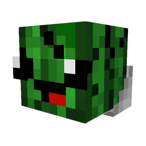 Eliminator_tv Minecraft avatar head, 3D render