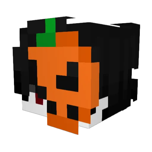 Eliminei Minecraft avatar head, 3D render