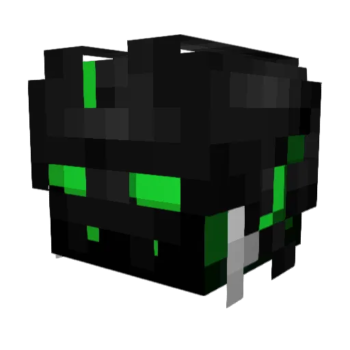 Elina45 Minecraft avatar head, 3D render