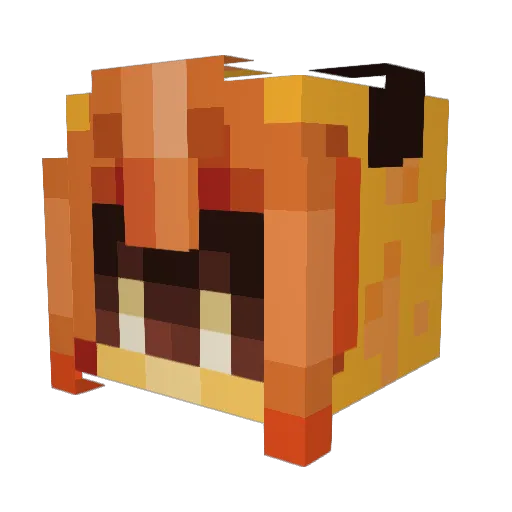 ElioSunkist Minecraft avatar head, 3D render