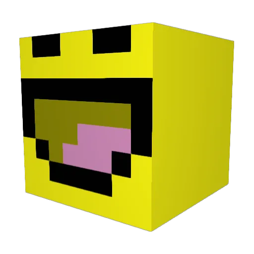 Elios060 Minecraft avatar head, 3D render