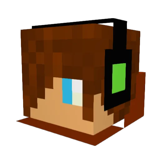 Elipsis101 Minecraft avatar head, 3D render