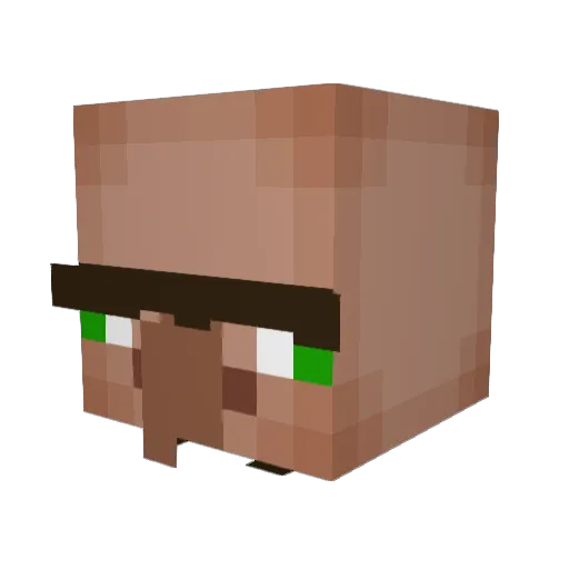 Eliquify Minecraft avatar head, 3D render