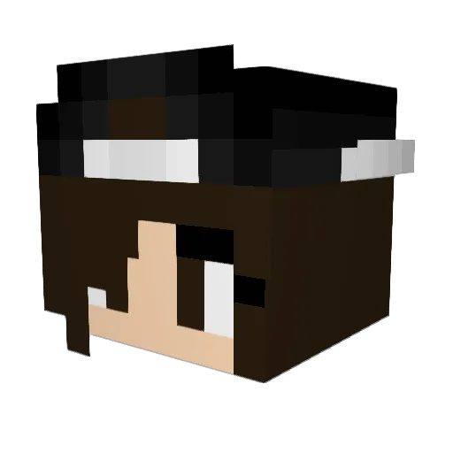 Elisa45620 Minecraft avatar head, 3D render
