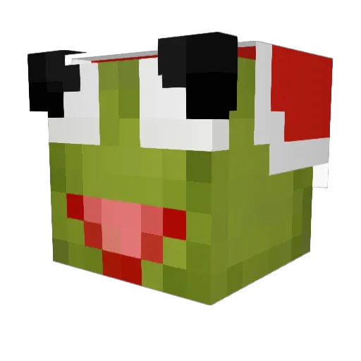 Elisa_LB Minecraft avatar head, 3D render