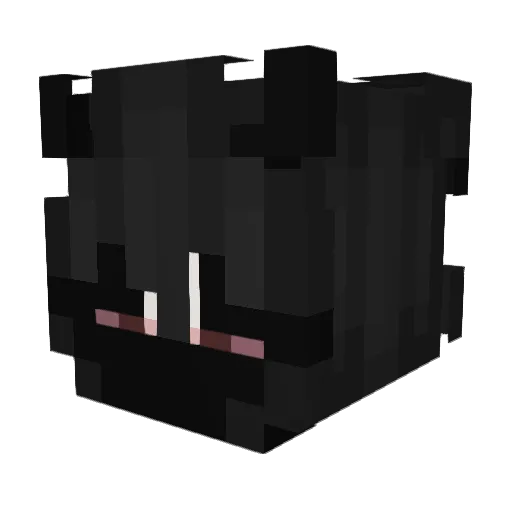 EliseToons Minecraft avatar head, 3D render