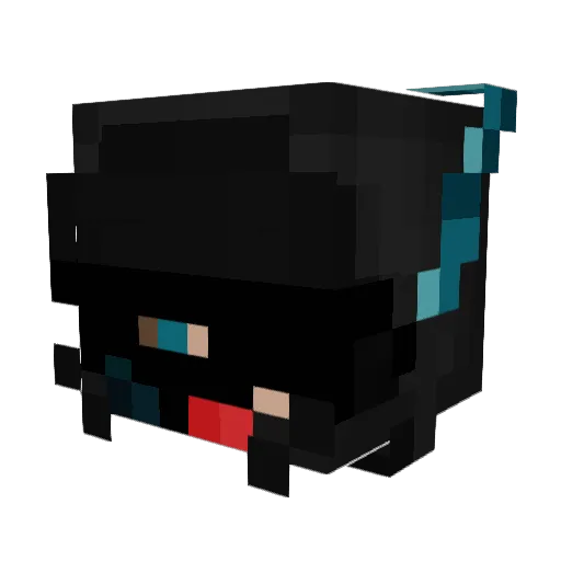 Elite062 Minecraft avatar head, 3D render