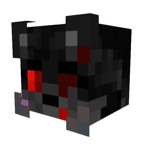 Elite0WOLF Minecraft avatar head, 3D render